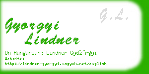 gyorgyi lindner business card